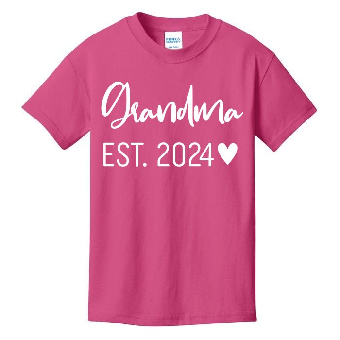 New Grandma Est. 2024 Kids T-Shirt