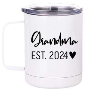 New Grandma Est. 2024 12 oz Stainless Steel Tumbler Cup