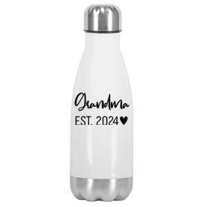 New Grandma Est. 2024 Stainless Steel Insulated Water Bottle