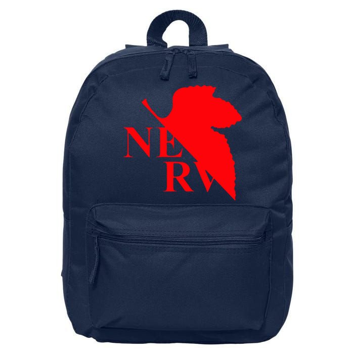 Neon Genesis Evangelion Nerv Logo 16 in Basic Backpack