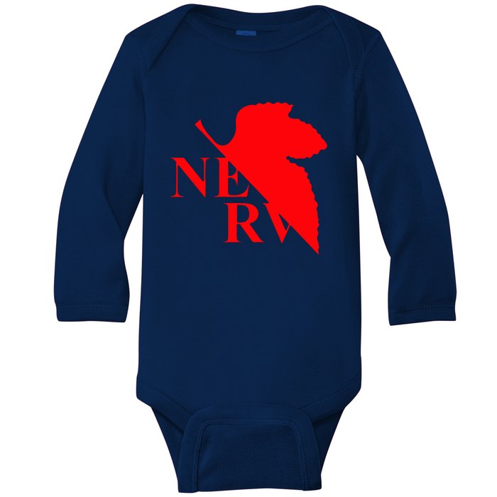 Neon Genesis Evangelion Nerv Logo Baby Long Sleeve Bodysuit