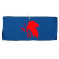 Neon Genesis Evangelion Nerv Logo Large Microfiber Waffle Golf Towel