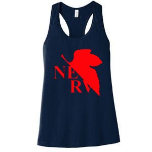 Neon Genesis Evangelion Nerv Logo Women's Racerback Tank