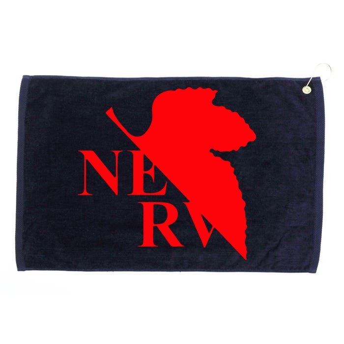 Neon Genesis Evangelion Nerv Logo Grommeted Golf Towel