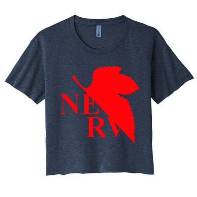 Neon Genesis Evangelion Nerv Logo Crop Top