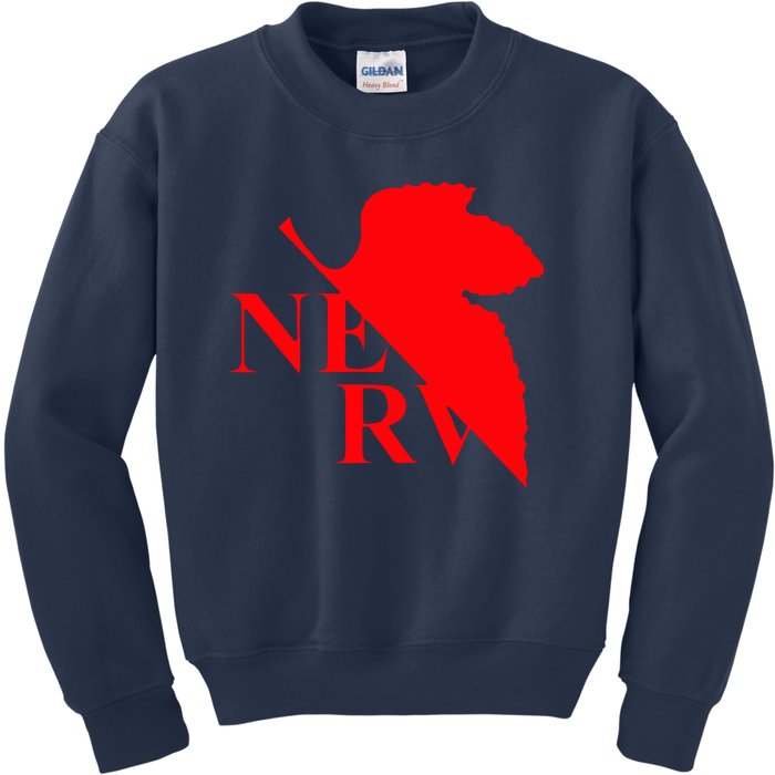 Neon Genesis Evangelion Nerv Logo Kids Sweatshirt