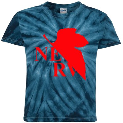 Neon Genesis Evangelion Nerv Logo Kids Tie-Dye T-Shirt