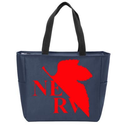 Neon Genesis Evangelion Nerv Logo Zip Tote Bag