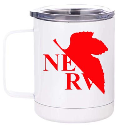 Neon Genesis Evangelion Nerv Logo 12 oz Stainless Steel Tumbler Cup