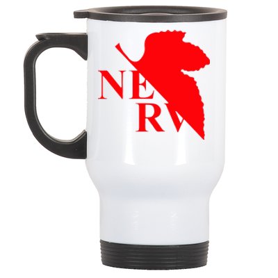 Neon Genesis Evangelion Nerv Logo Stainless Steel Travel Mug