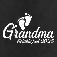 New Grandma Established 2025 Family 7 Panel Mesh Trucker Snapback Hat