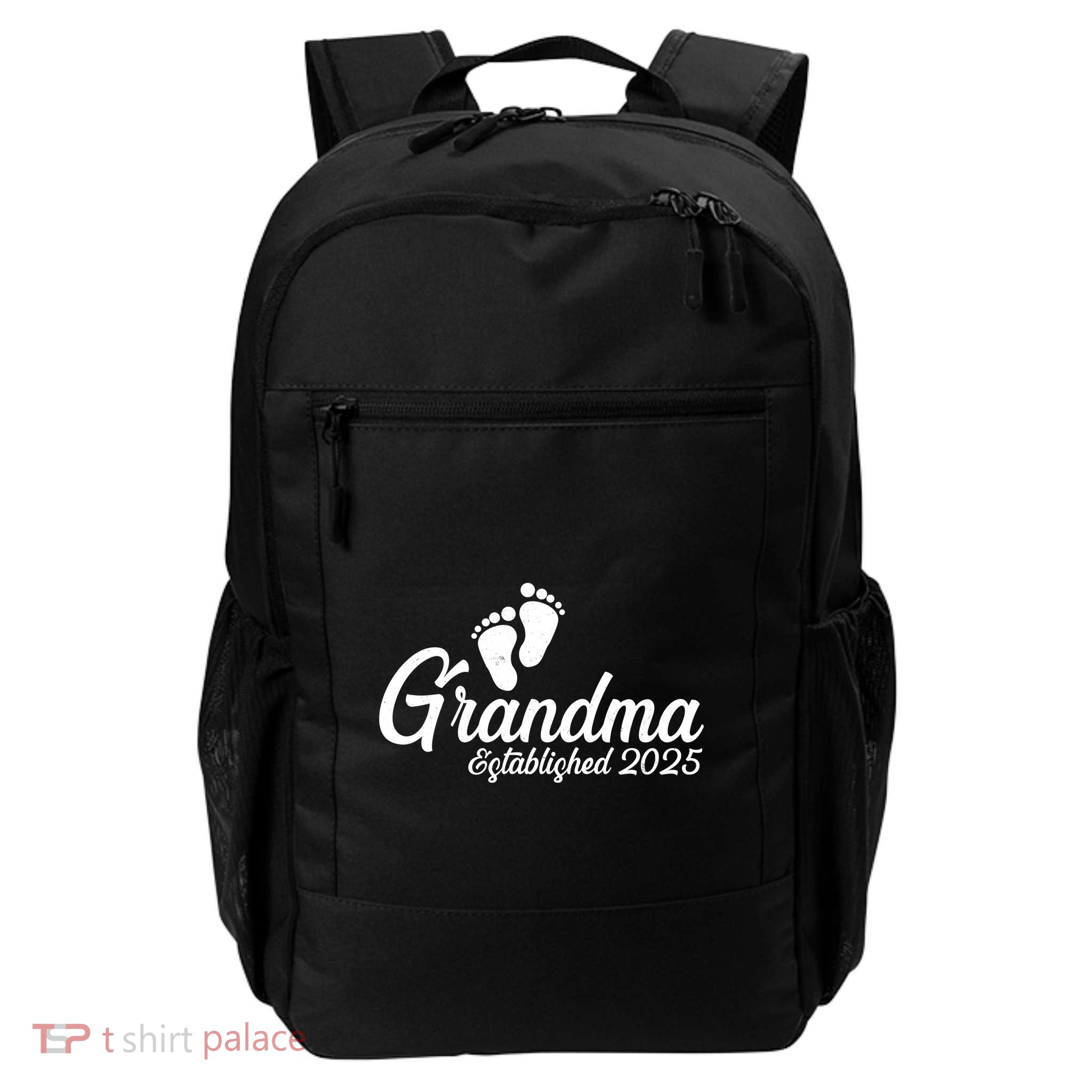 New Grandma Established 2025 Family Backpack