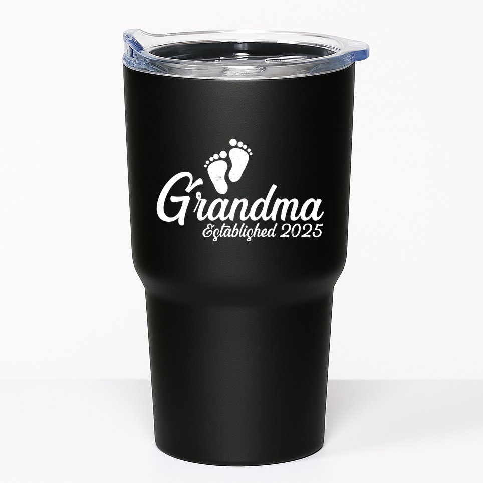 New Grandma Established 2025 Family Tumbler