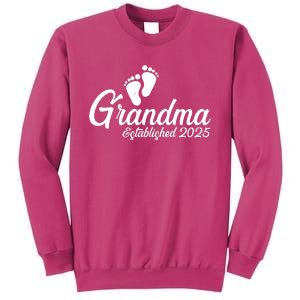 New Grandma Established 2025 Family Sweatshirt