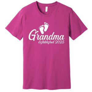 New Grandma Established 2025 Family Premium T-Shirt