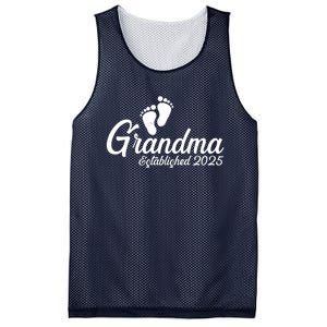 New Grandma Established 2025 Family Mesh Reversible Basketball Jersey Tank