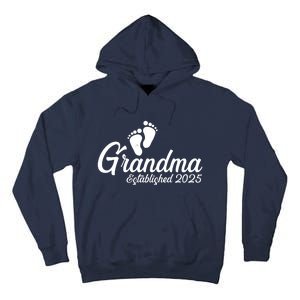 New Grandma Established 2025 Family Tall Hoodie