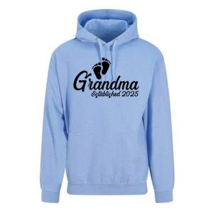 New Grandma Established 2025 Family Unisex Surf Hoodie