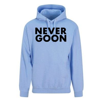 Never Goon Funny Gym Meme Never Goon Unisex Surf Hoodie