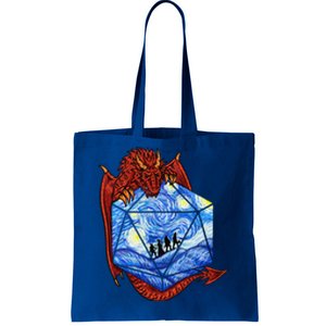 Nerdy Gamer Fantasy Art Starry Night Tote Bag