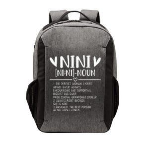 Nini Gifts From Grandchild Mothers Day Vector Backpack