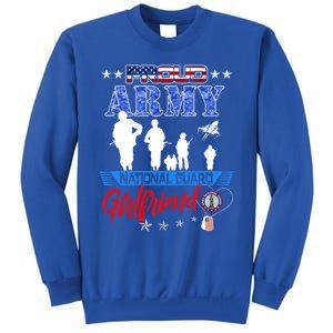 National Guard Friend Proud Army National Guard Us Flag Meaningful Gift Tall Sweatshirt