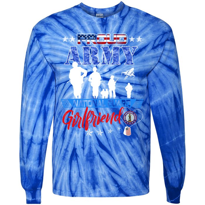 National Guard Friend Proud Army National Guard Us Flag Meaningful Gift Tie-Dye Long Sleeve Shirt