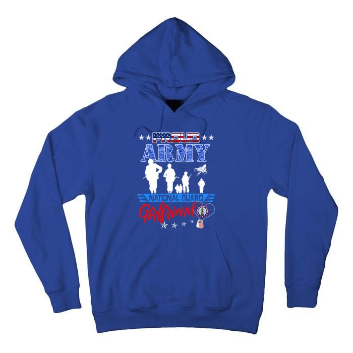 National Guard Friend Proud Army National Guard Us Flag Meaningful Gift Tall Hoodie