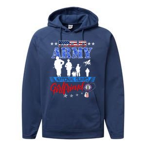 National Guard Friend Proud Army National Guard Us Flag Meaningful Gift Performance Fleece Hoodie