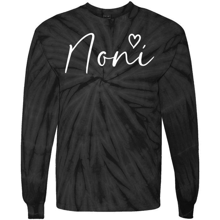 Noni Gifts For Women Grandma Heart MotherS Day Noni Tie-Dye Long Sleeve Shirt