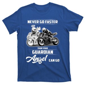 Never Go Faster Than Your Guardian Angel Can Go Gift T-Shirt