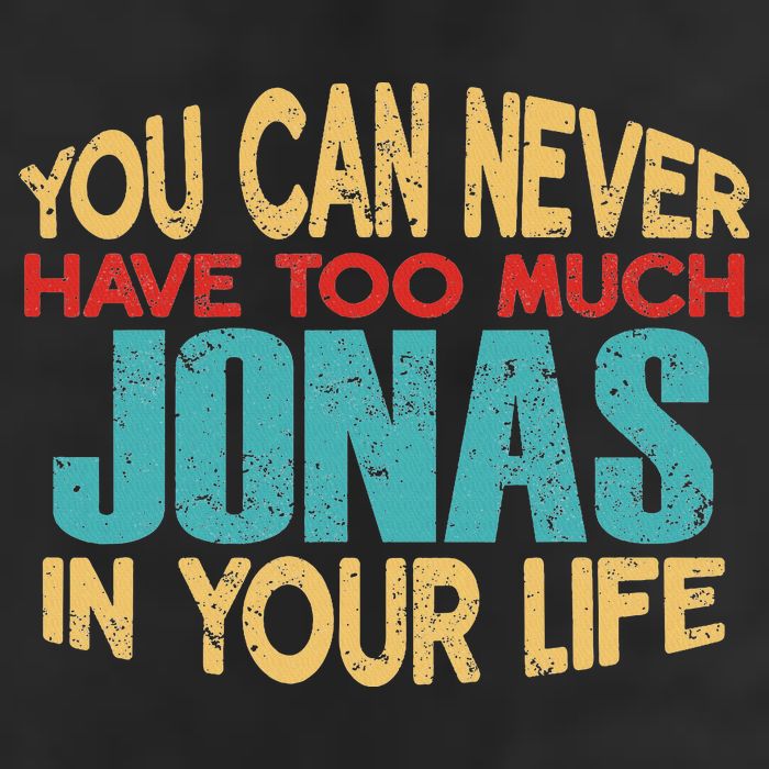 Novelty Given First Name Named Custom Merch Jonas Joke Item  Trucker Hat