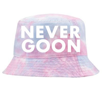 Never Goon Funny Gym Meme Never Goon Tie-Dyed Bucket Hat