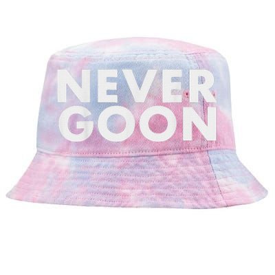 Never Goon Funny Gym Meme Never Goon Tie-Dyed Bucket Hat