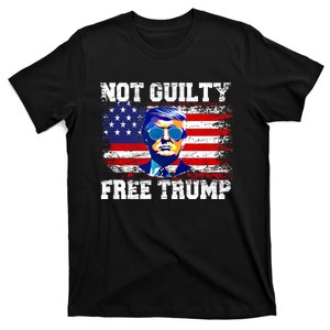 Not Guilty Free Trump I Stand With Trump 4th Of July T-Shirt