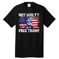 Not Guilty Free Trump I Stand With Trump 4th Of July Tall T-Shirt