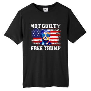 Not Guilty Free Trump I Stand With Trump 4th Of July Tall Fusion ChromaSoft Performance T-Shirt