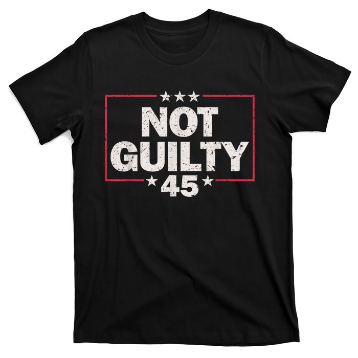 Not Guilty Free Trump 2024 T-Shirt