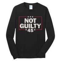 Not Guilty Free Trump 2024 Tall Long Sleeve T-Shirt