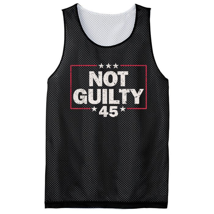 Not Guilty Free Trump 2024 Mesh Reversible Basketball Jersey Tank