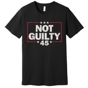 Not Guilty Free Trump 2024 Premium T-Shirt