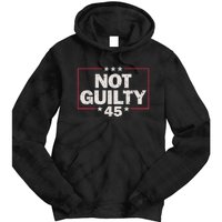 Not Guilty Free Trump 2024 Tie Dye Hoodie