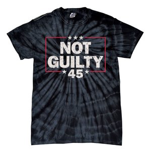 Not Guilty Free Trump 2024 Tie-Dye T-Shirt