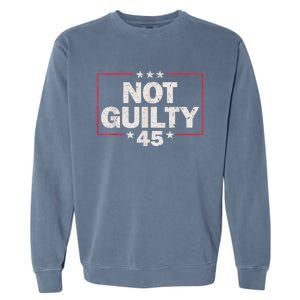 Not Guilty Free Trump 2024 Garment-Dyed Sweatshirt