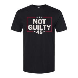 Not Guilty Free Trump 2024 Softstyle CVC T-Shirt