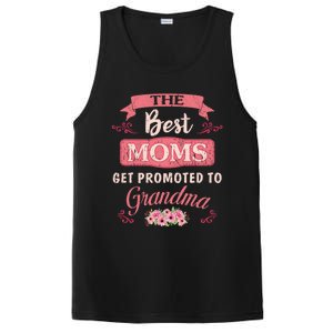 New Grandma Funny The Best Moms Get Promoted To Grandma Cute Gift PosiCharge Competitor Tank