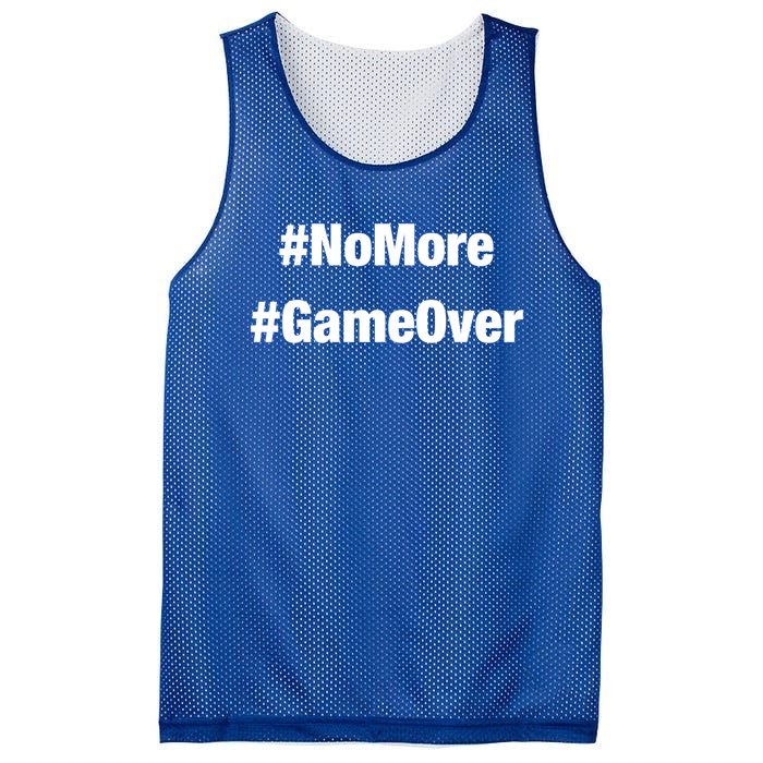 #Nomore #Gameover Gift Mesh Reversible Basketball Jersey Tank