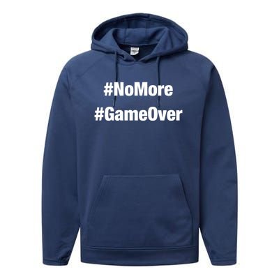 #Nomore #Gameover Gift Performance Fleece Hoodie