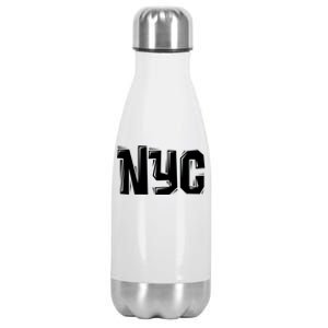 Nyc Great Gift Cool Hooded Gift College New York City Stainless Steel Insulated Water Bottle