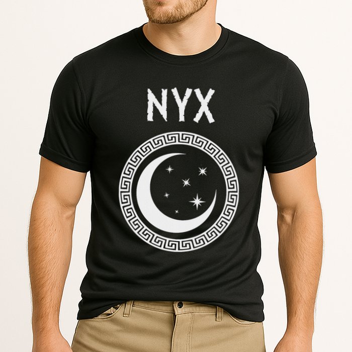 Nyx Greek Goddess Of Night Symbol Cooling Performance Crew T-Shirt